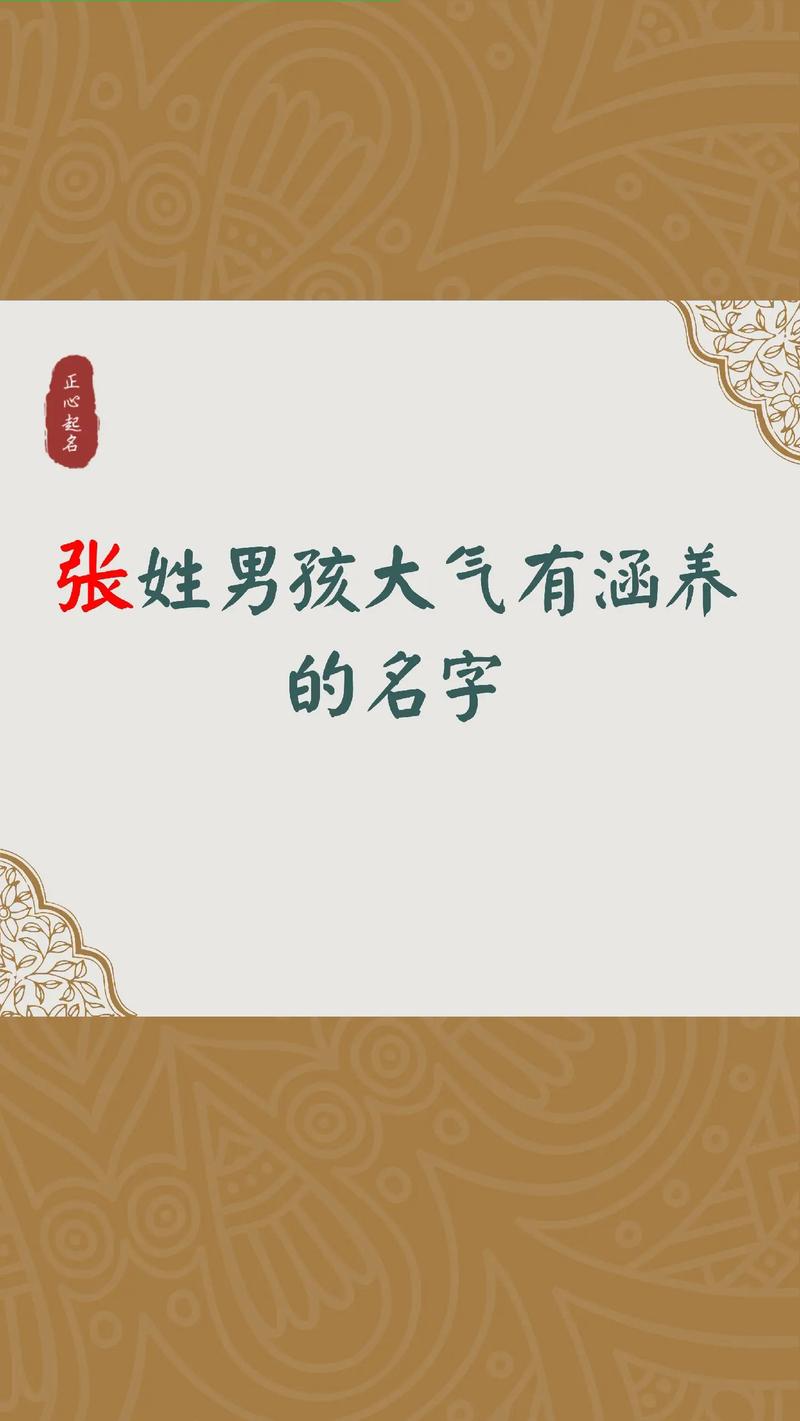 姓张男孩起名字兔年宝宝 兔年最旺男孩名字