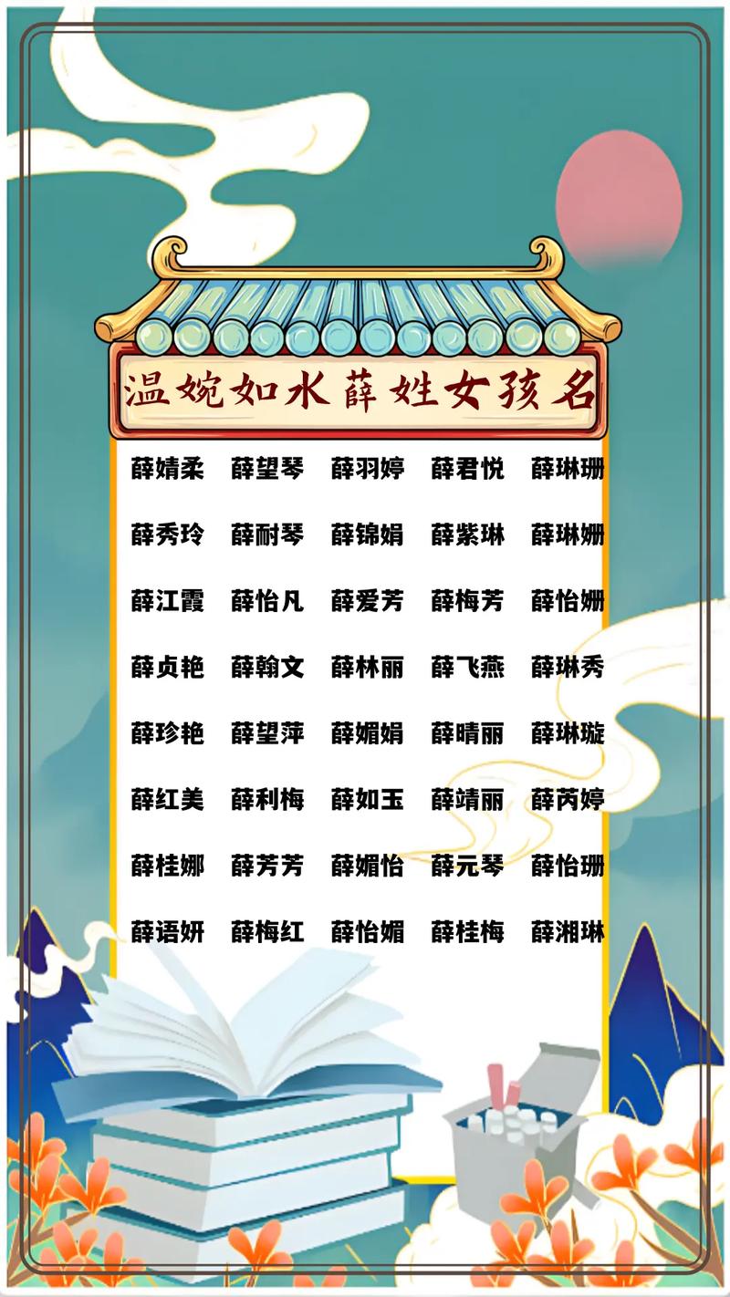 薛姓女龙宝宝取名 薛姓取名大全