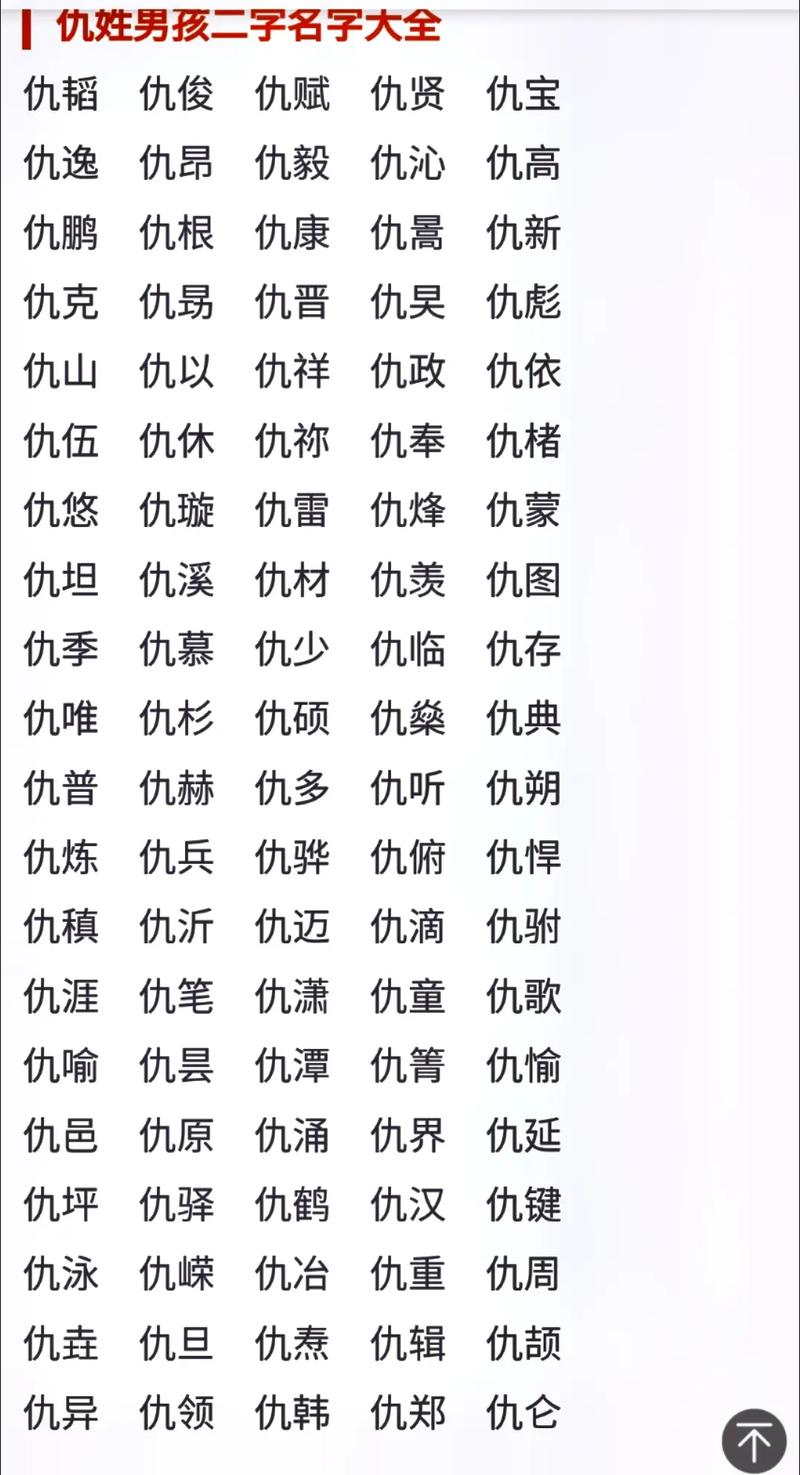 仇姓兔宝宝取名男孩 姓杜兔宝宝男孩名字大全