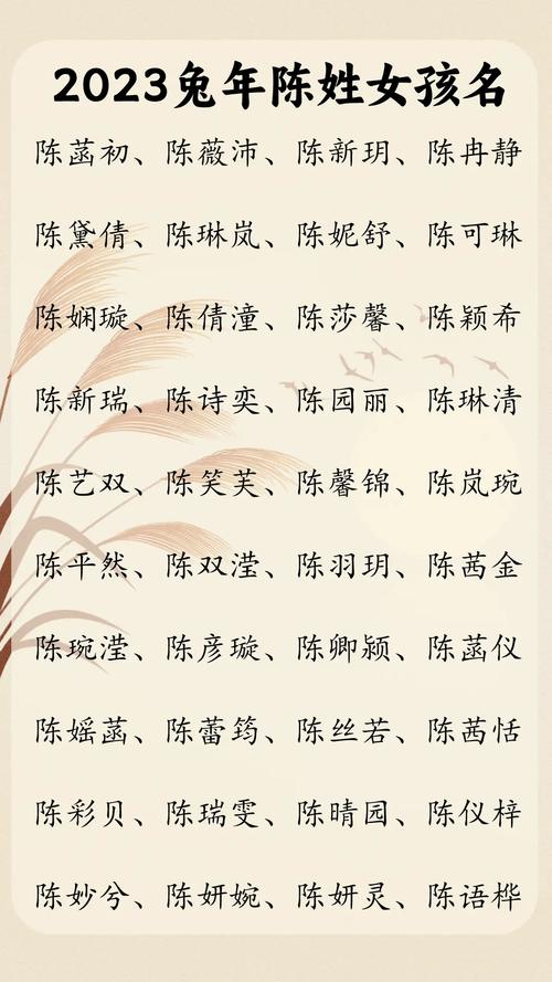陈姓人取名女宝宝名字 陈姓女孩取名诗意名字