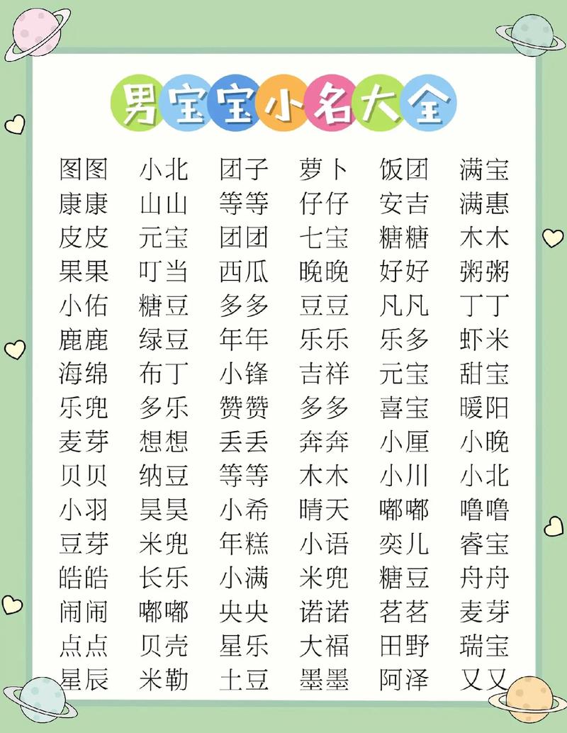 宝宝名字幼儿园怎么取名 宝宝创意取名大全