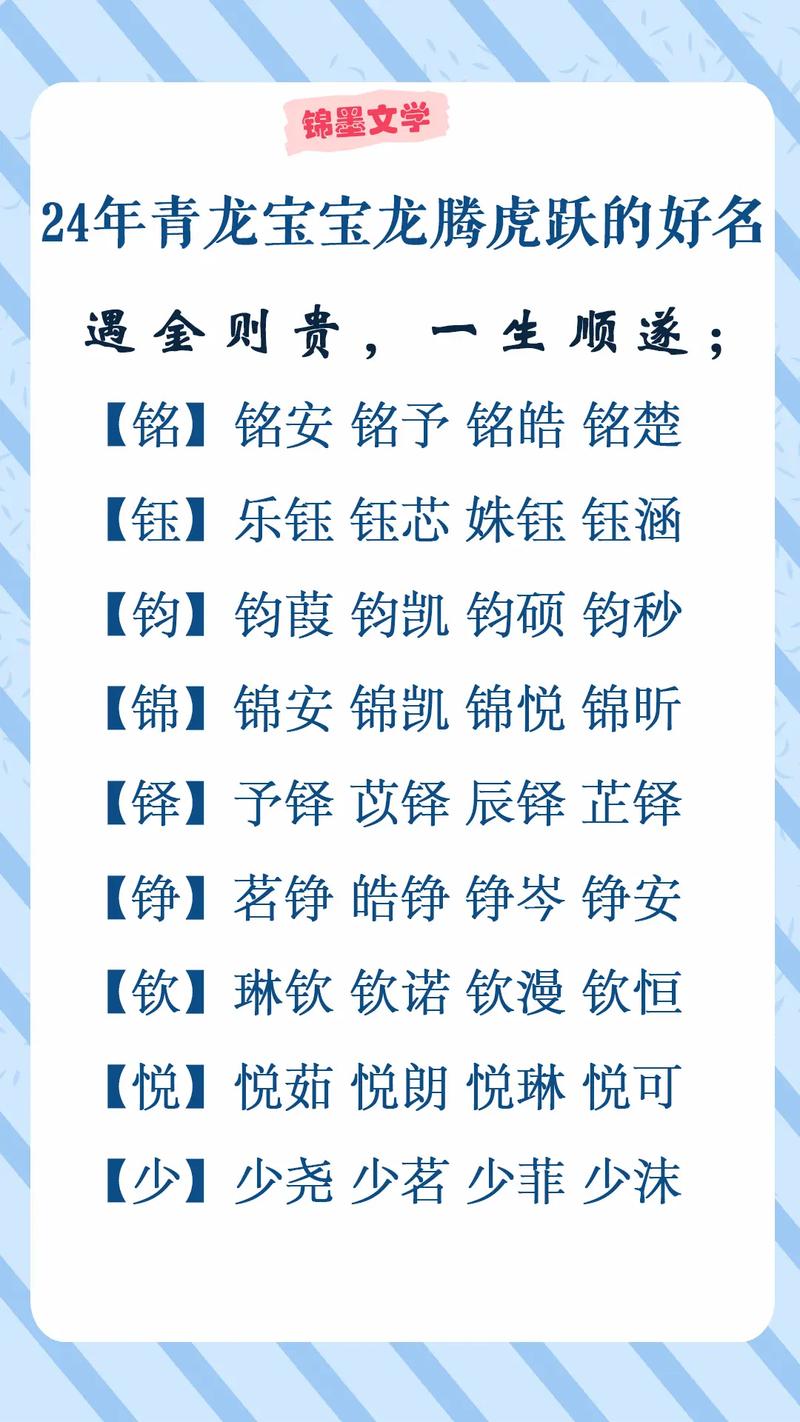 兔宝宝的龙宝宝取名字大全 11月份的龙宝宝取名字