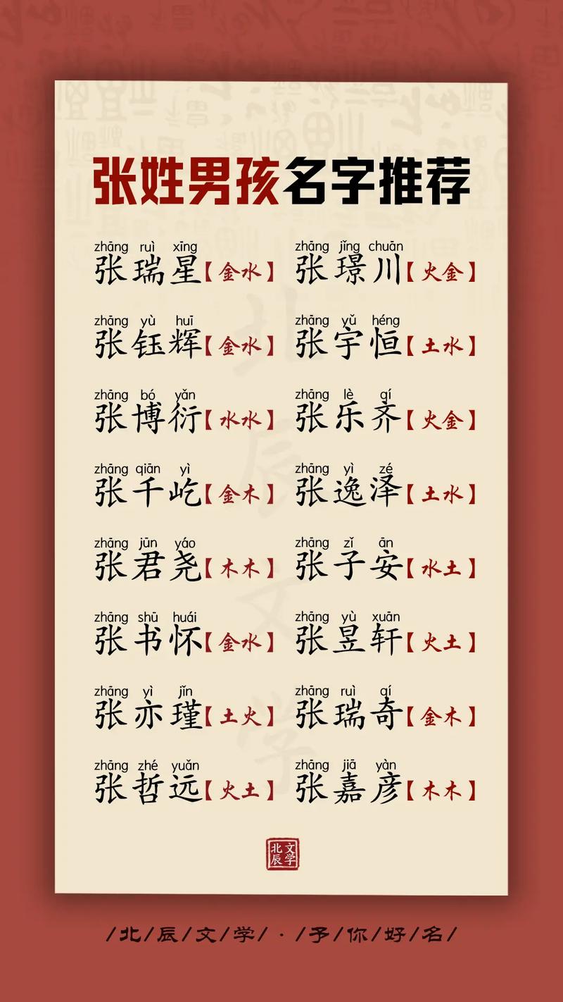 宝宝起名字张姓男孩 张姓100分男孩名