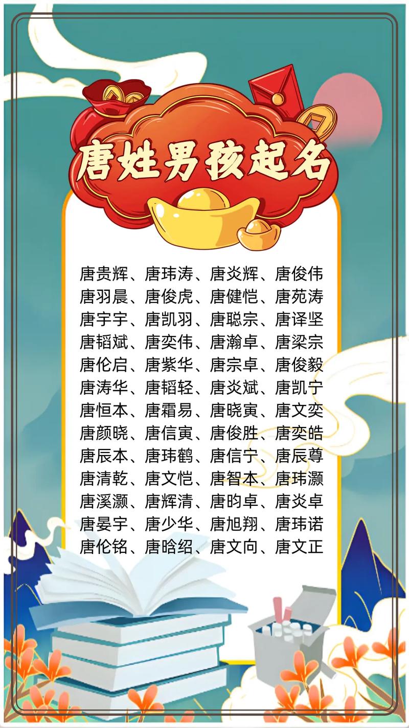 唐姓男宝宝取名大全 男孩起名大全唐姓