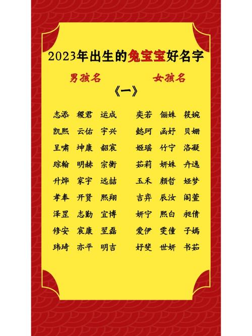 兔年春节出生的宝宝取名 兔年男孩取名第一名