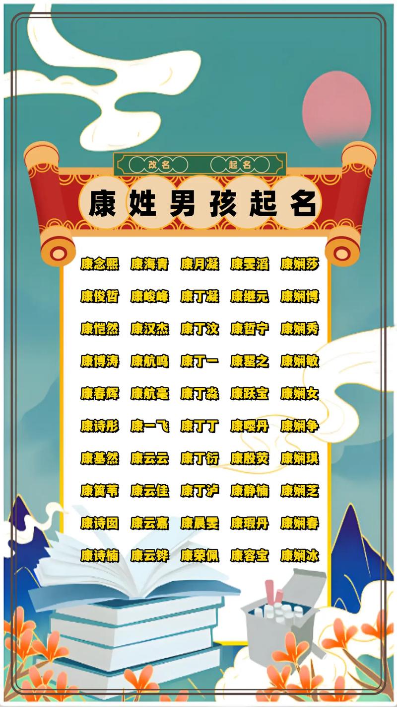 男宝宝起名姓康的名字 男孩起名康字开头的