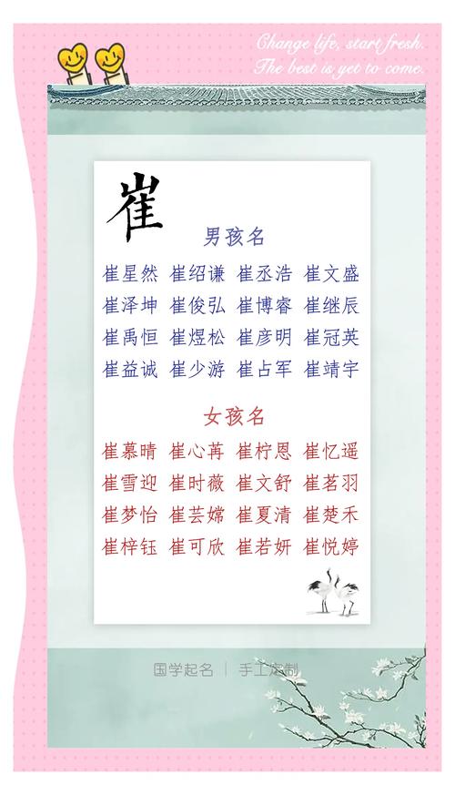 崔姓牛宝宝起名字 牛最旺的十大名字