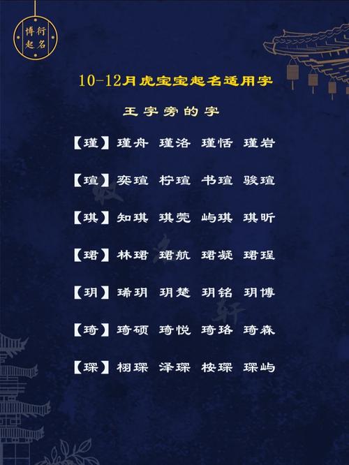 阳历10月虎宝宝女孩取名 龙年女宝宝取名书
