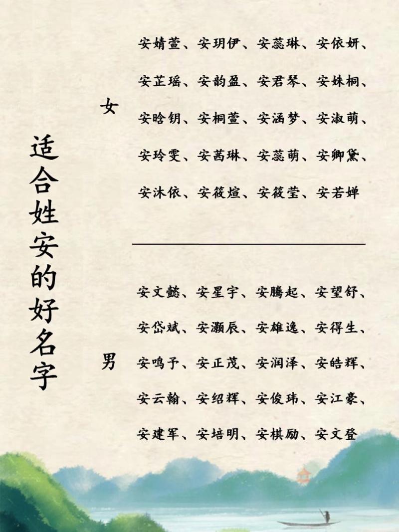 安字起名字女宝宝可以吗 带安字的女孩名字有什么