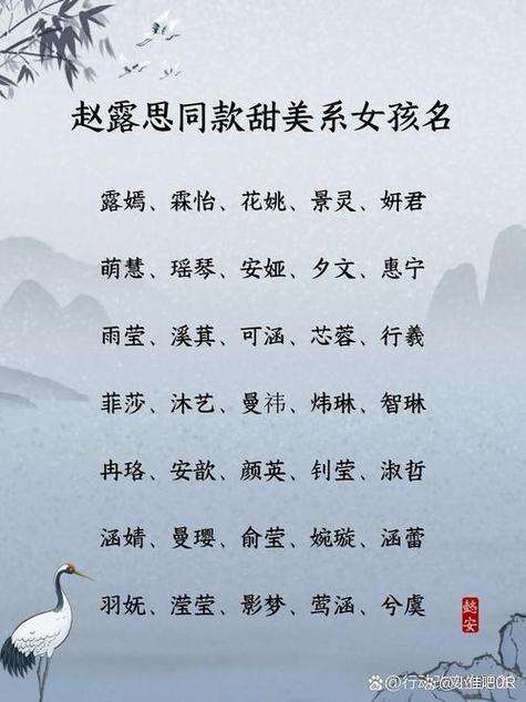 女宝宝起名哪个字寓意好 女宝宝名字大全及寓意