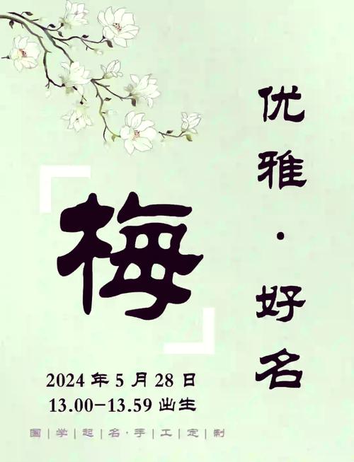 梅姓宝宝起名一个字男孩子 梅姓宝宝名字精选