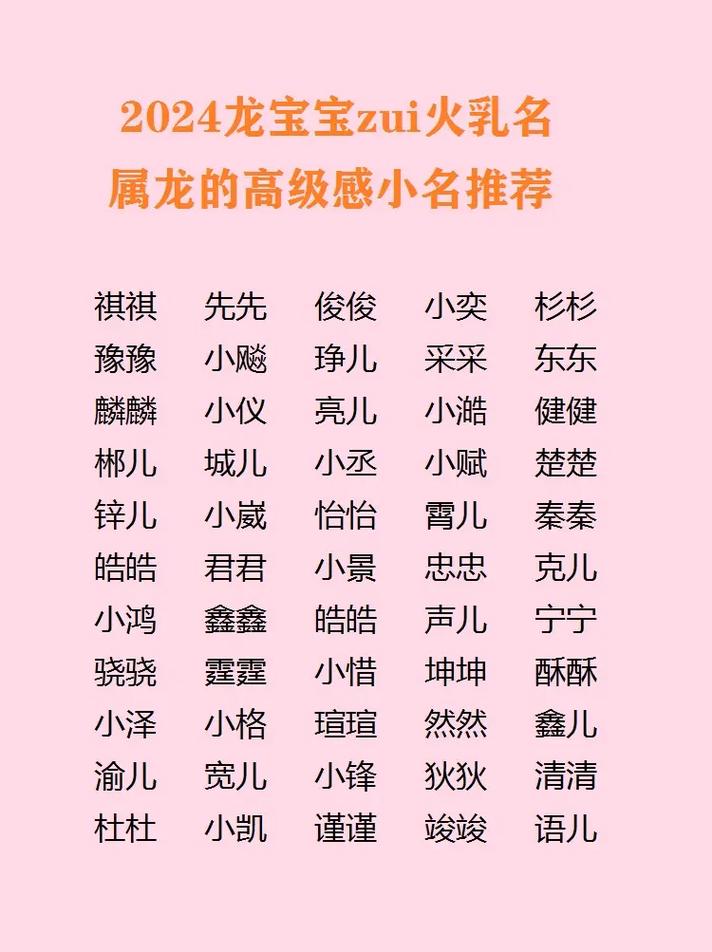 属龙的起什么店铺名字旺 属龙的人最旺的名字示例是什么意思？