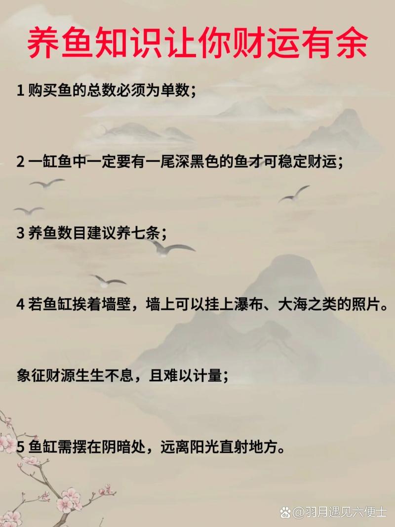 养鱼的风水学问有哪些方面 养鱼风水的6条建议